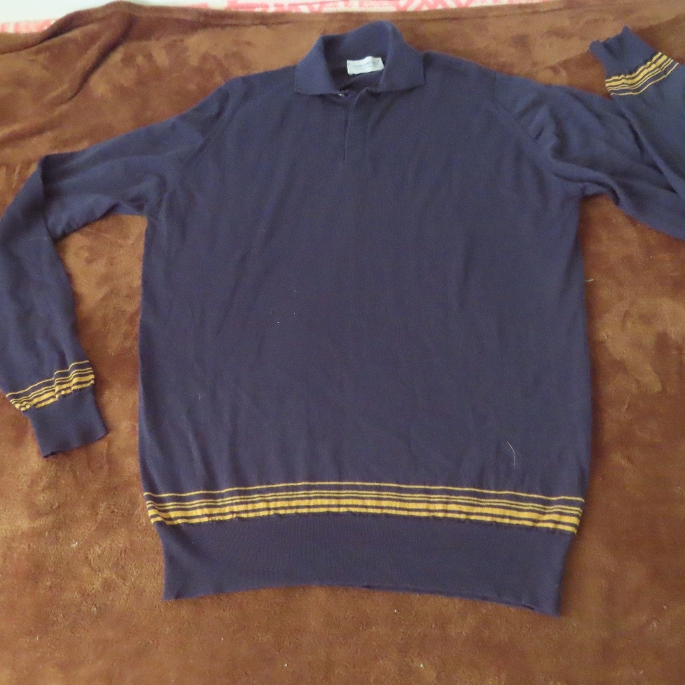 john smedley polo sweater large